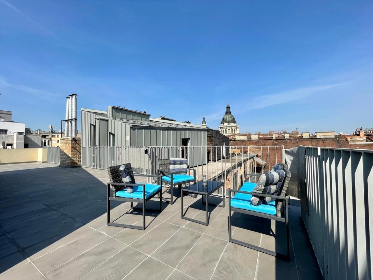 Appartement Penthouse W Private Rooftop And Free Parking Budapest